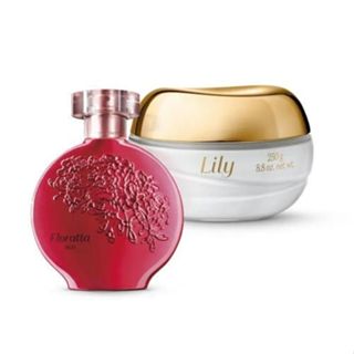 Kit Feminino - Perfume Floratta Red 100ml + Creme Lily 200ml em Oferta na Shopee