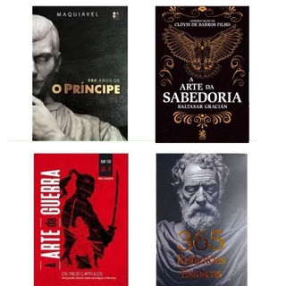 kit A arte da guerra + A arte da sabedoria + O Príncipe - 4 Livros