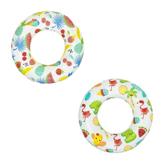 Boia Circular Infantil Praia 61cm Duas Estampas Bestway em Oferta na Shopee