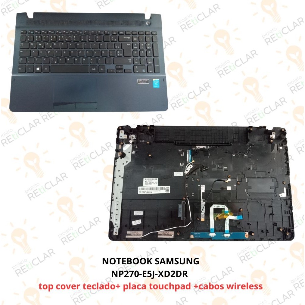 Notebook Samsung NP270-E5J (peças e partes) | Shopee Brasil