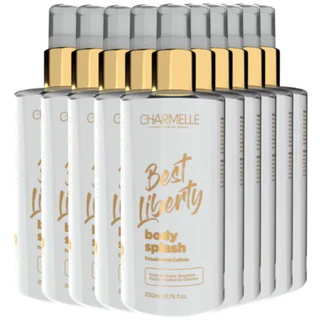 10 BODY SPLASH BEST LIBERTY CHARMELLE COSMETICOS DESODORANTE