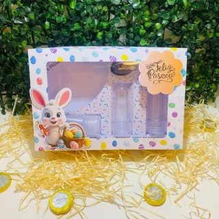 Caixinha Mini Confeiteiro Personalizada Páscoa - Coelhinho em Oferta na Shopee