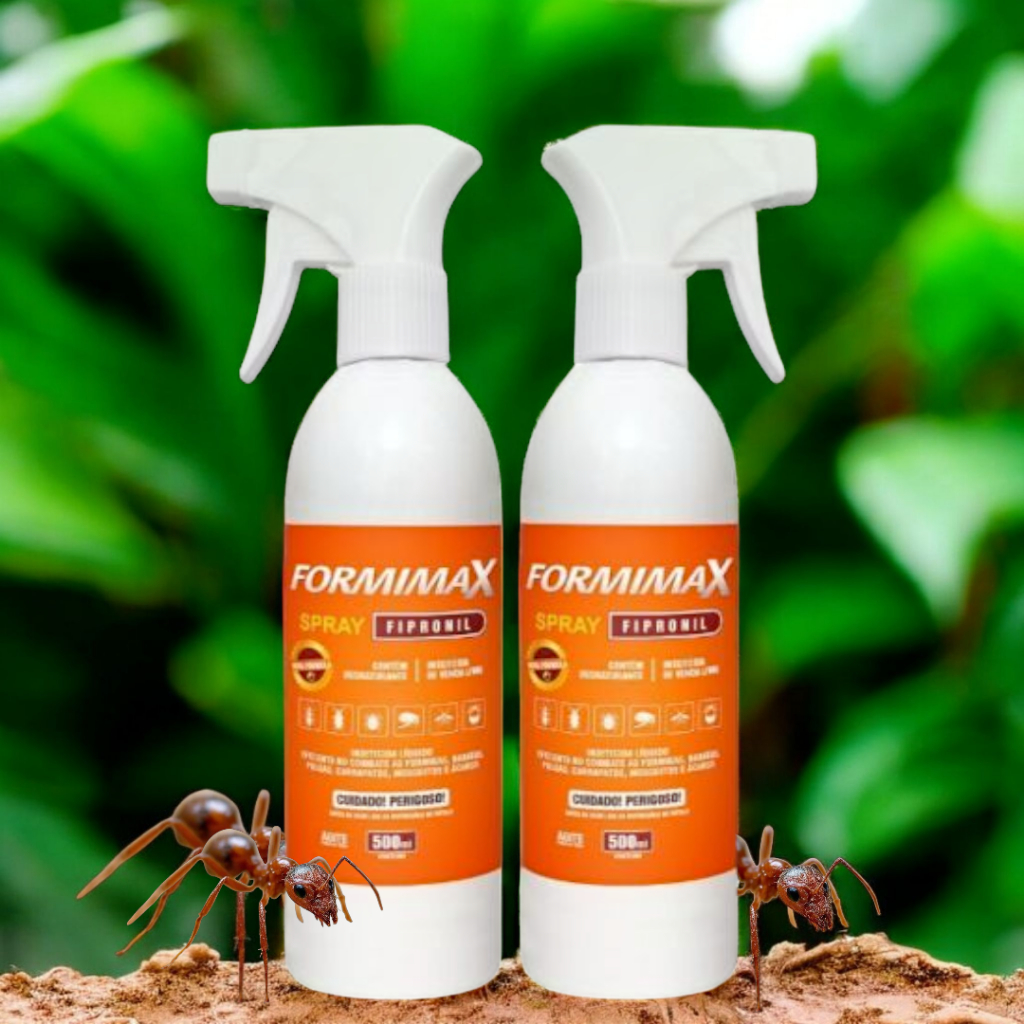 Kit 02 Unidades Formimax Spray Termimax Pulga Carrapato Barata Mosquito ...