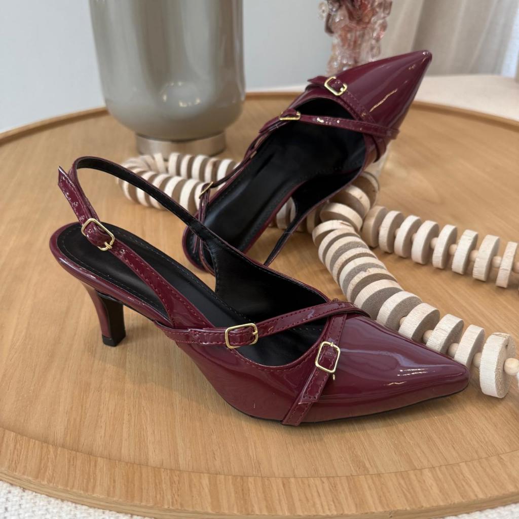 Sapato Chanel Salto Médio em Oferta Shopee 2025