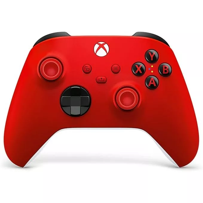 Controle Xbox Pulse Red Sem Fio Original Microsoft | Series X/S, One e PC | Bluetooth | Alta Precisão | Garantia Ofici