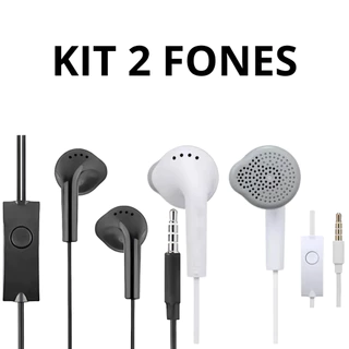 Kit com 2 Fone De Ouvido P2 Hmaston C550 Original