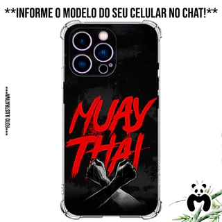Capa Case Personalizada Celular Luta Boxe Tailândes Lutas Muay Thai Arte Marcial Combate Disciplina