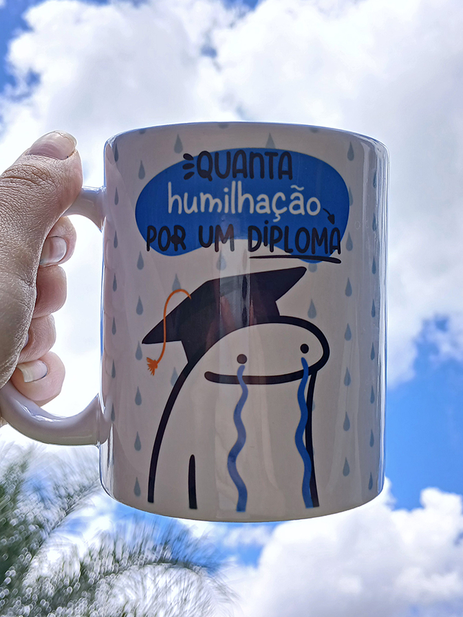 Caneca Xícara Copo de Formatura - Formando Presente Conquista ...