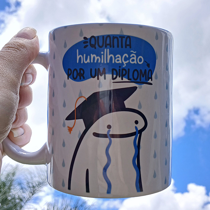 Caneca Xícara Copo de Formatura - Formando Presente Conquista ...