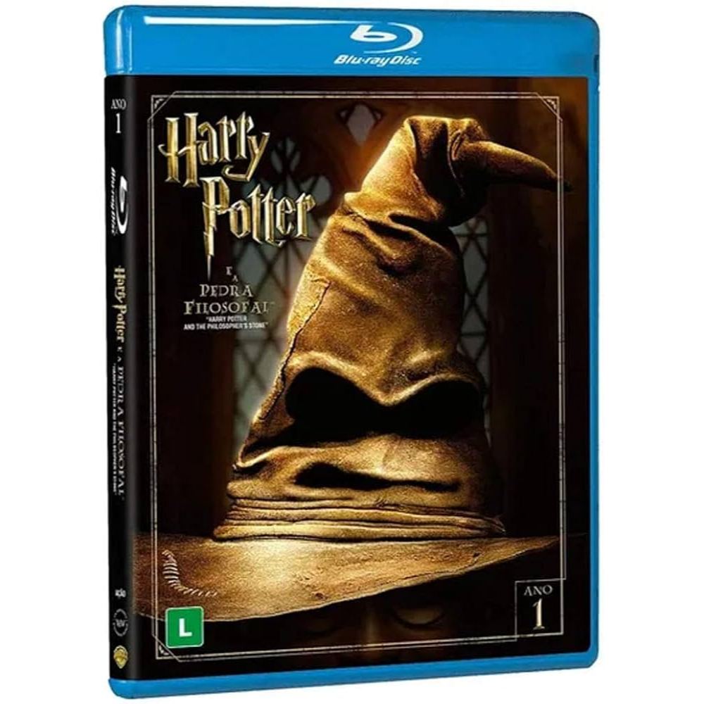 Blu-ray duplo - Harry Potter e a Pedra Filosofal - Lacrado | Shopee Brasil