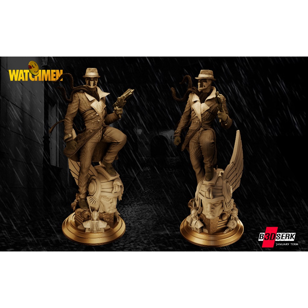 Action Figure Rorschach Watchmen DC | Shopee Brasil