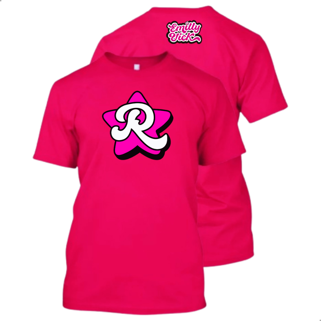 Camiseta Emilly Vick Youtuber Turma dos Rosas Chiclete Juvenil Festa ...