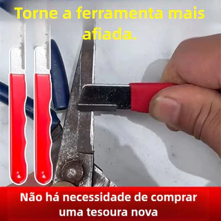 Afiador Profissional de Facas Aço Tungstênio Pedra Diamantada Lâminas Tesoura Jardinagem Cabo Antiderrapante em Oferta na Shopee