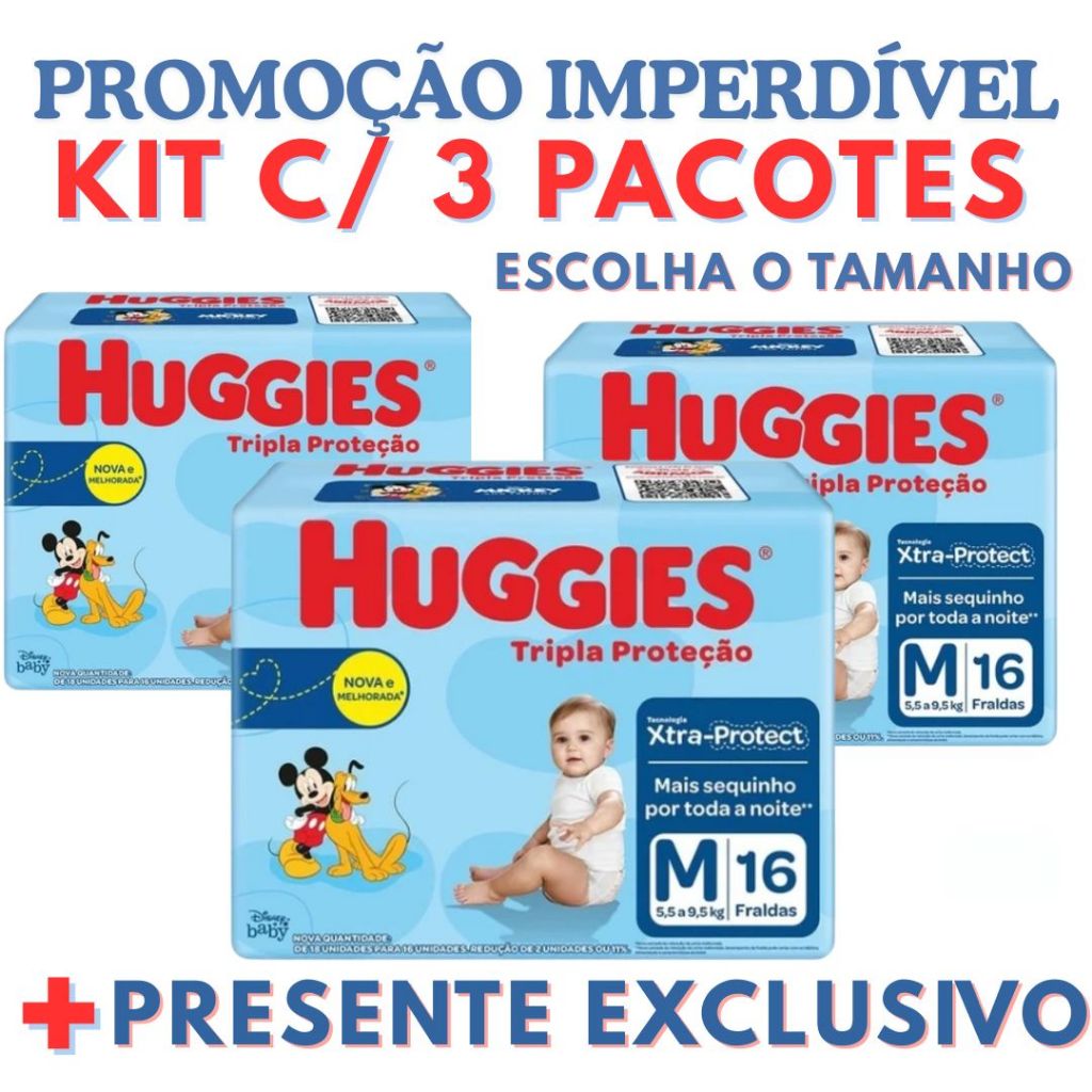 Fralda Huggies Vermelha em Oferta | Shopee 2026