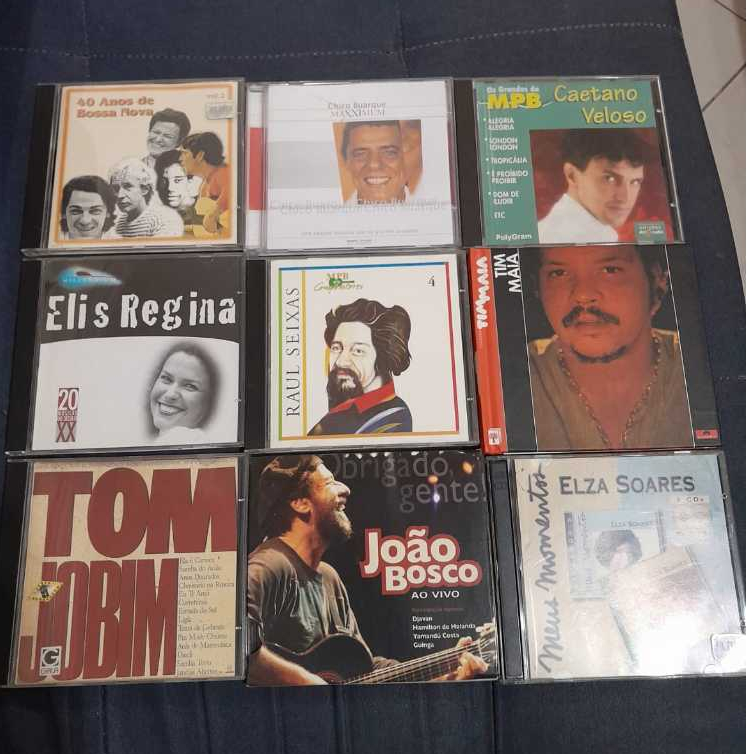 Kit Lote 10 CDs MPB Bossa Nova: Chico Buarque, Elis Regina, Caetano ...