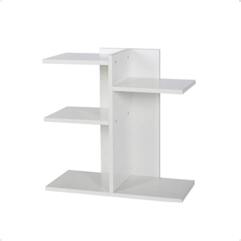 Nicho Árvore Mdf Organizador Escritório Mesa Livros Estudos BRANCA