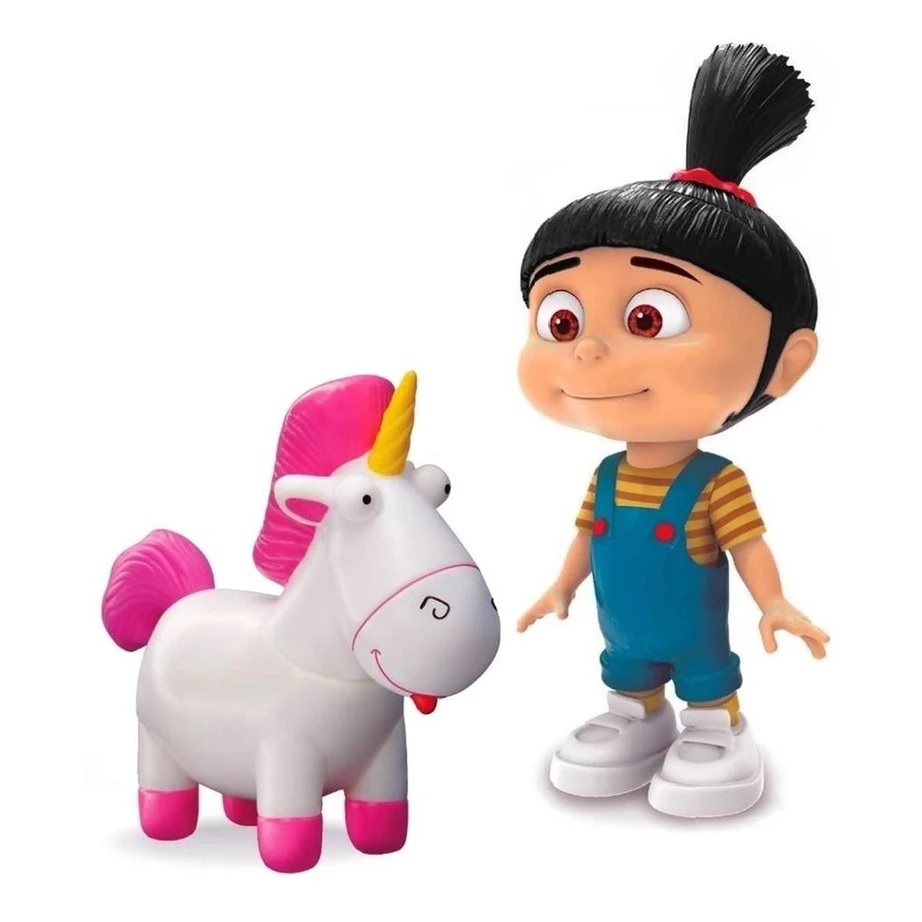 Boneca Agnes E Fluffy Unicórnio Fofo Meu Malvado Favorito Disney ...