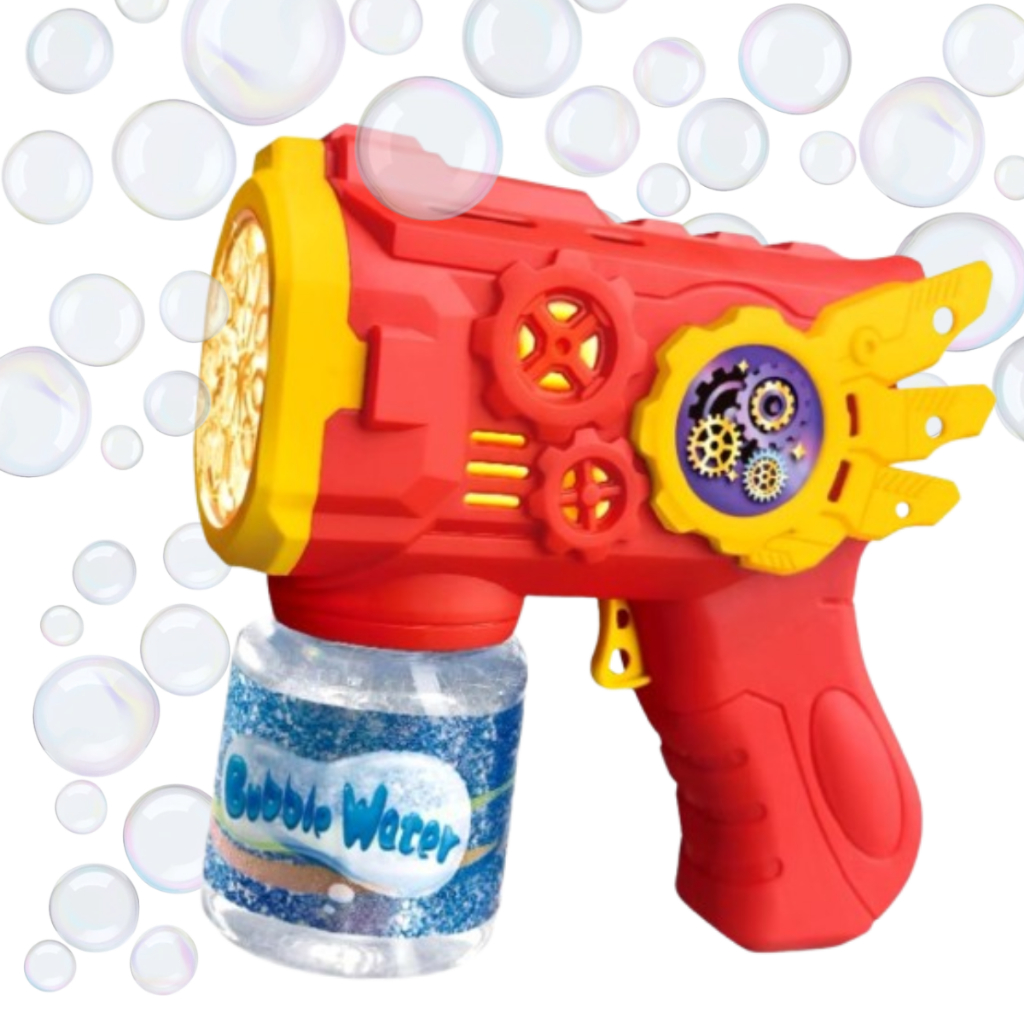 Brinquedo Pistola Lançadora de Bolhas de Sabão Pistolinha Arminha ...