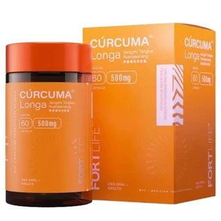 CURCUMA LONGA 500MG FORTLIFE C/60 CÁPSULAS