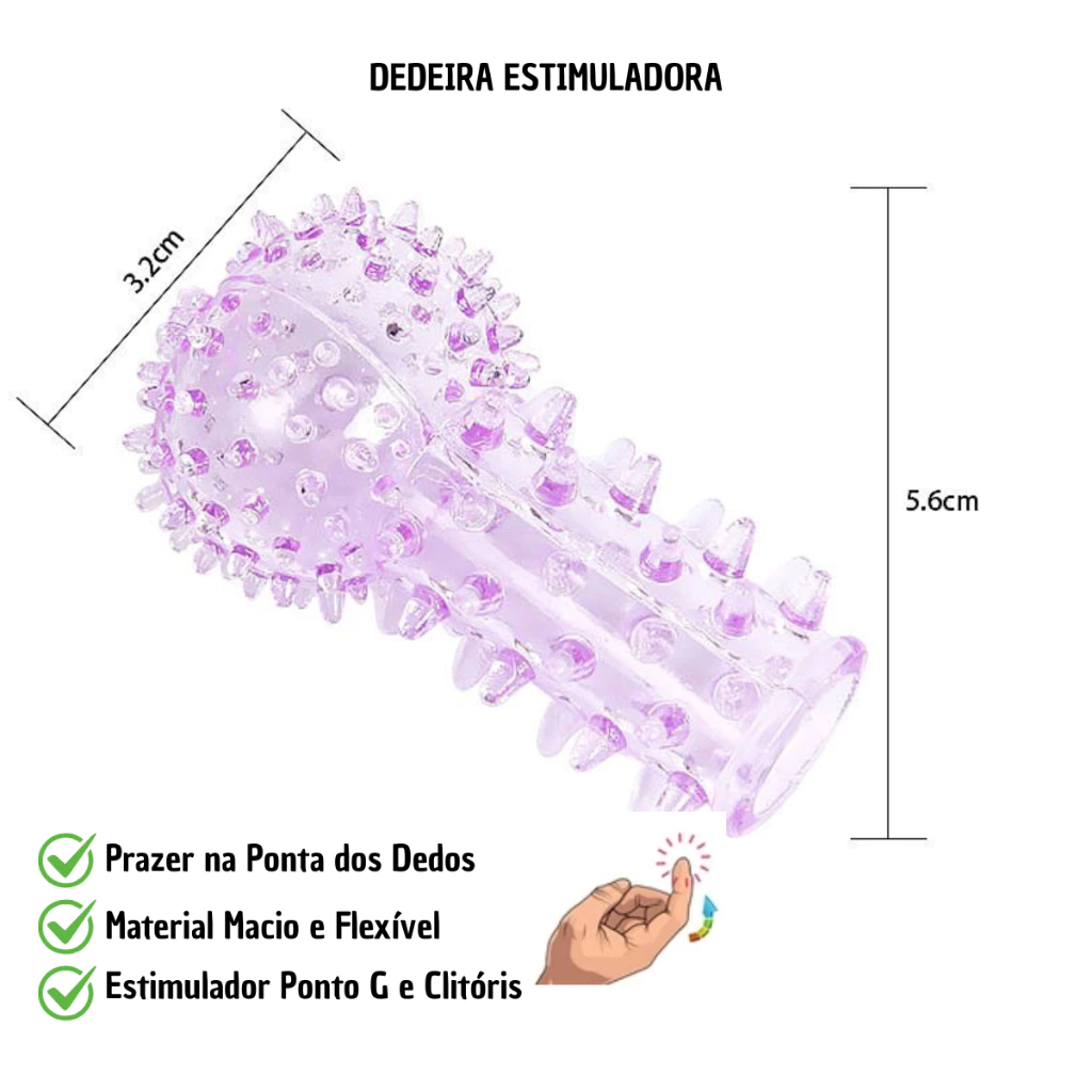 Kit Feminino Estimulador Ponto G Plug Anal Golfinho Dedeira Produtos Para Casal