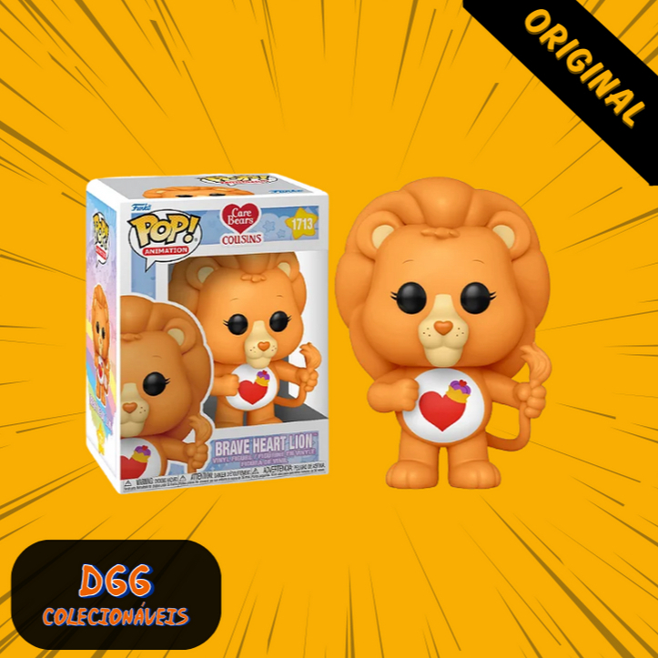 FUNKO POP - Ursinhos Carinhosos (Care Bears) - Leão Coração Valente ...