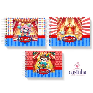 Livro de Colorir Circo 50 paginas folha grossa capa dura em Oferta na Shopee