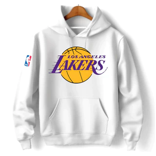 Moletom Canguru Los Angeles Lakers Blusa de Frio Time Basquete Oferta de Inverno Várias Cores