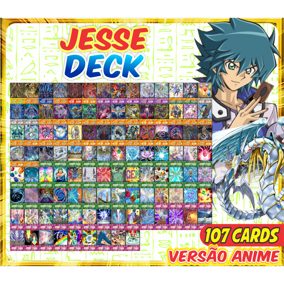 Jesse Anderson (100 Cards) Deck Anime GX | Shopee Brasil