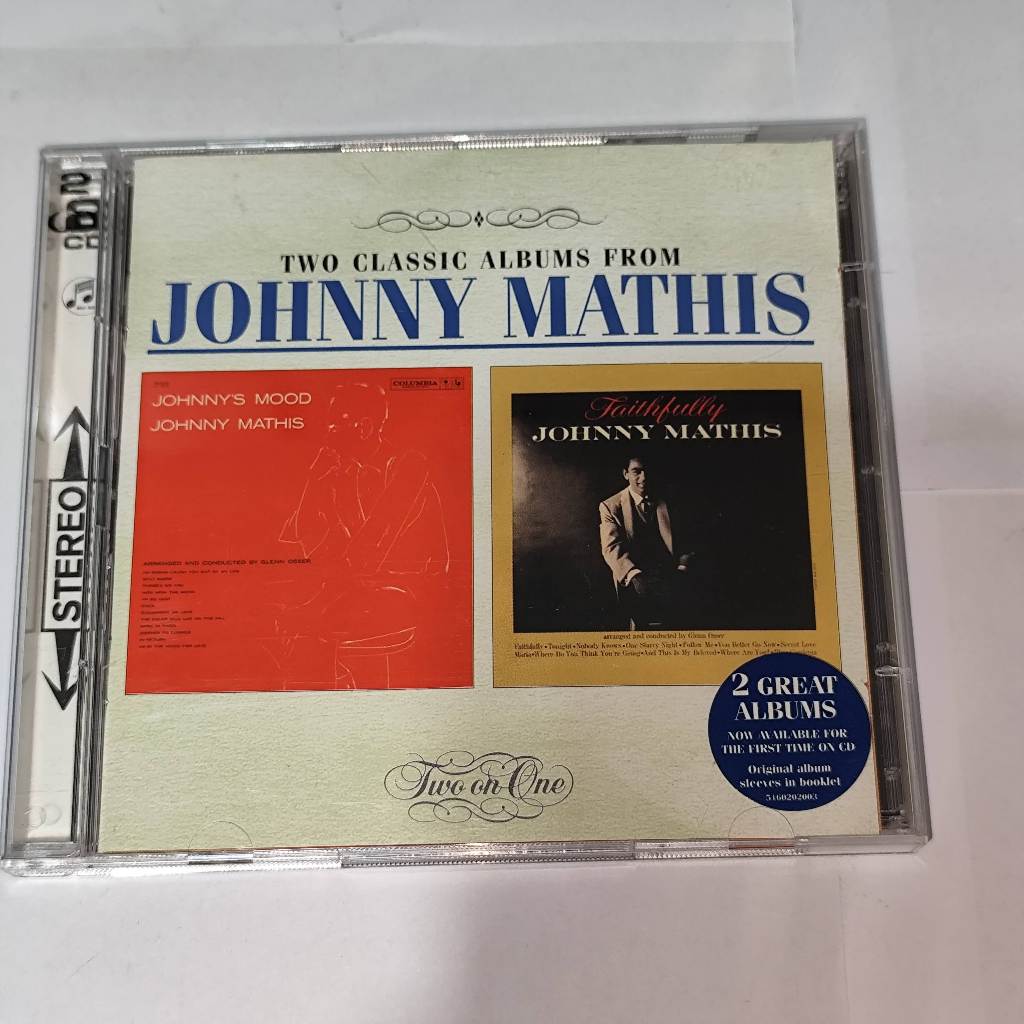 CD Johnny Mathis: Johnny’s Mood/ Faithfully (2 Discos) – Importado ...