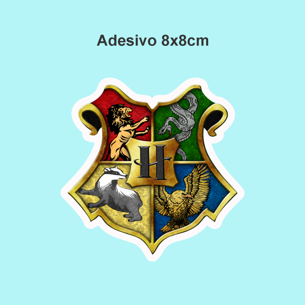 Adesivo Brasão Harry Potter HP Potterhead | Shopee Brasil