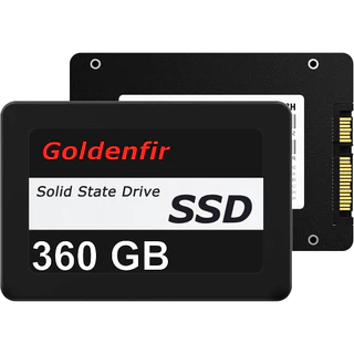 SSD Sata Goldenfir Original 240GB, 256GB e 360GB Branco\Preto - PC, AIO, Notebook Alta Velocidade