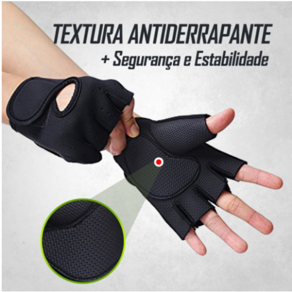 KIT 2 Pares De Luva Para Academia Treino Musculação Feminina Masculina ...