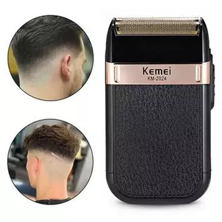 Maquina de barbear Barbeador elétrico sem fio recarregável Kemei Classic Shaver Km 2024 - Bivolt 110v/220v