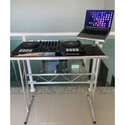 MESA RACK DE ALUMÍNIO PARA DJ COM SUPORTE NOTEBOOK | Shopee Brasil