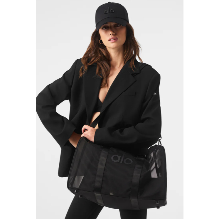 alo mini sheer duffle bag ブラック Bolsa Alo Yoga Mini Sheer Duffle - 2nd Chance