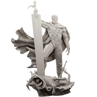 Estátua Guts (Berserk) - Escala 1/10 (24cm) - Sem Pintura