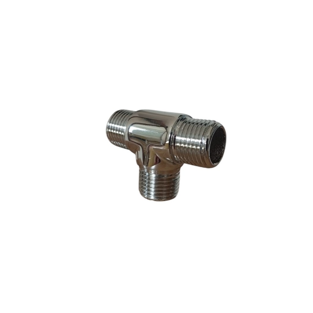 TEE TE TÊ Rosca MACHO x MACHO x MACHO CR 1/2 - Latão Ideal para ...