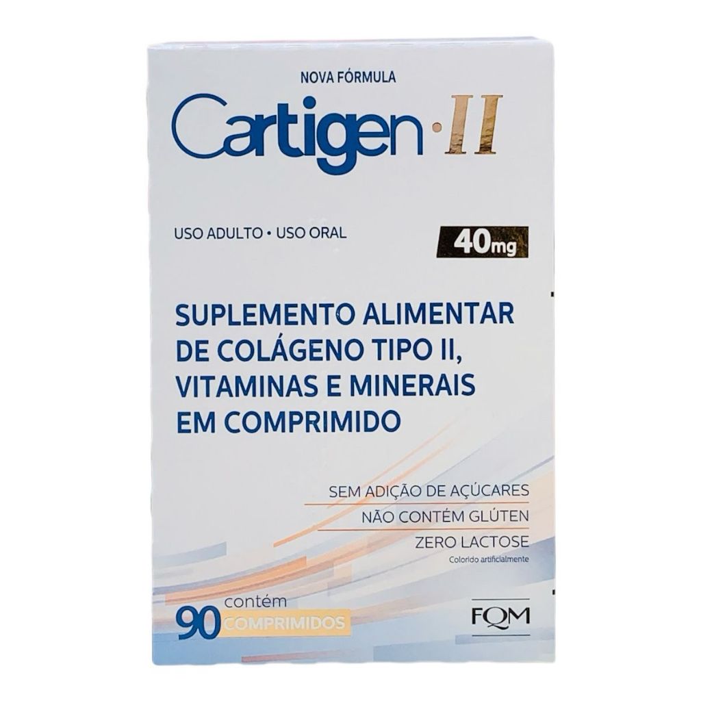 Colágeno Tipo 2 ( Cartigen 2 ) 90 Comprimidos | Shopee Brasil