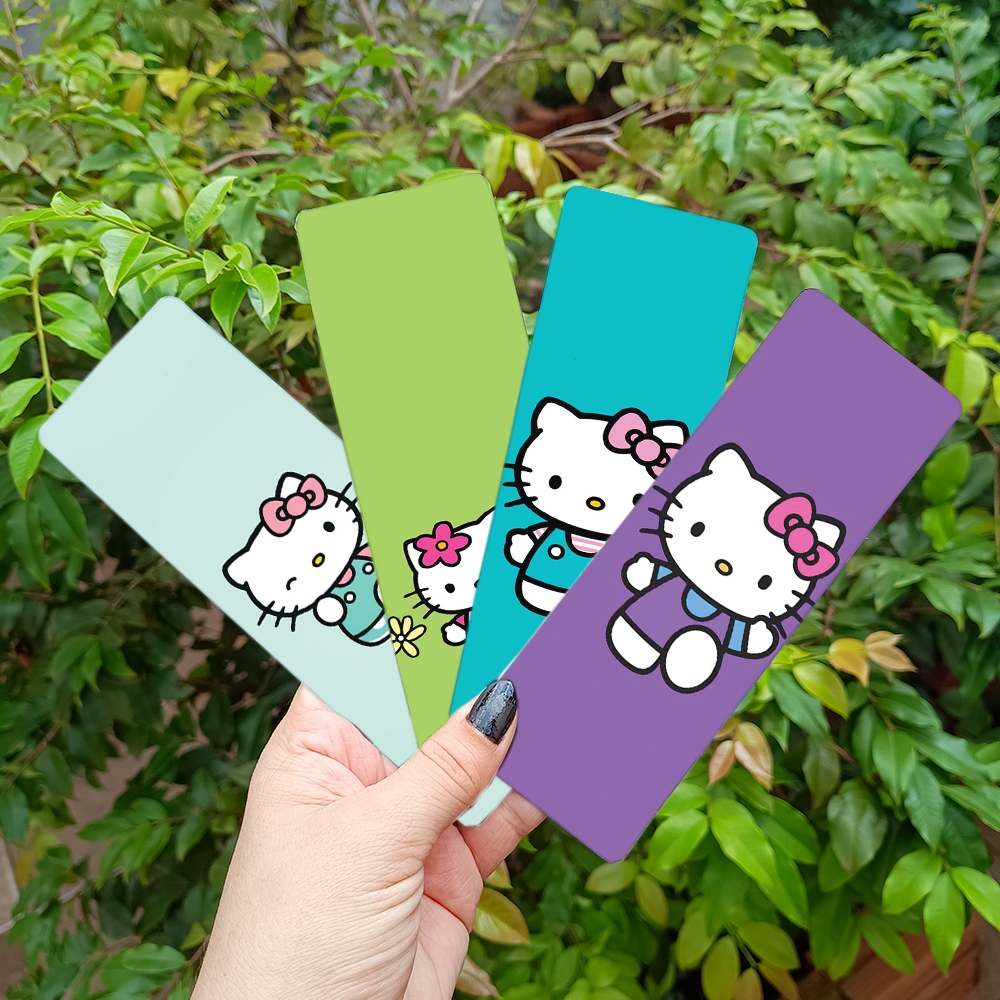 Kit com 4 Marcadores de Paginas Hello | Shopee Brasil