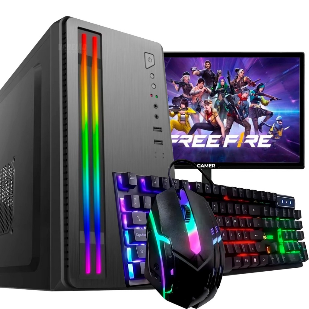 Computador Gamer Intel Core I5 8gb Ram SSD 120GB Gamer Jogos