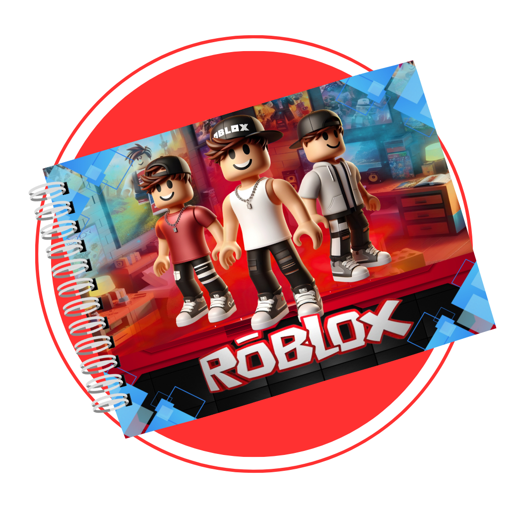 Livro de Colorir Roblox - estilo bobbie goods 50 folhas grossas e Capa ...