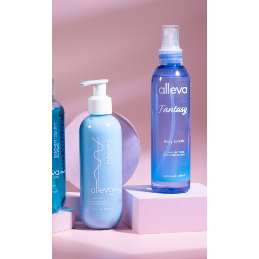 Kit Pós Banho Premium - Hidratante e Body Splash Alleva | Shopee Brasil