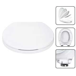 Assento Tampa de Vaso Privada Oval Universal Fechamento Suave Soft Close Compatível Deca