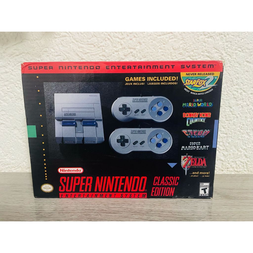 Super Nintendo Original Classic Editor 21 Jogos | Shopee Brasil