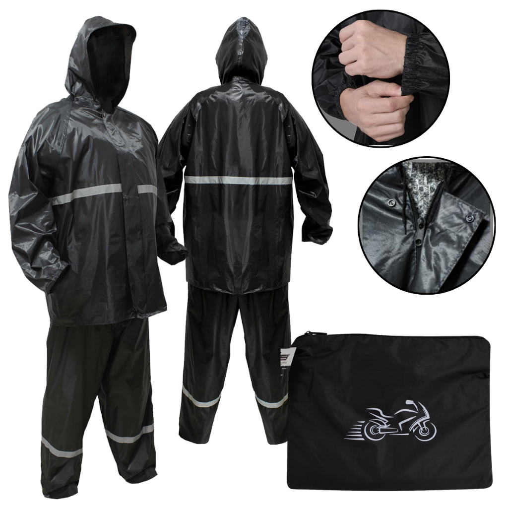 Capa De Chuva Impermeável Conjunto Completo Motoboy Frio Reforçada ...