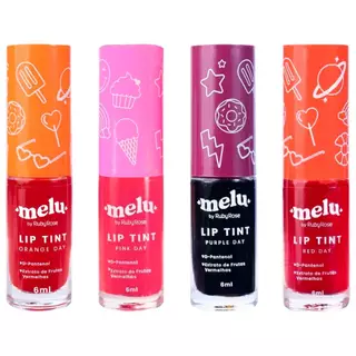 Lip Tint Melu by Ruby Rose D-Pantenol Lábios Corados e Hidratados Longa Duração 6ml em Oferta na Shopee