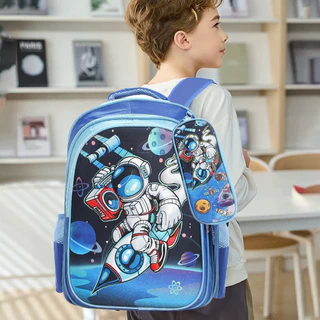 Bolsa Escolar Com Estojo Meninos/Meninas ultra Leve À Prova D'água Infantil 1-3-6 Multineos Pronto Entrega em Oferta na Shopee