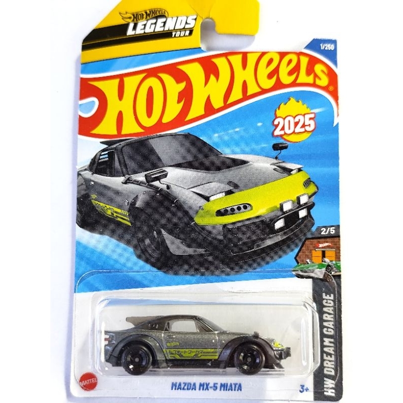 Hot Wheels - Mattel - Carrinho Mazda RX-7, MX-5, RX-3, Savana