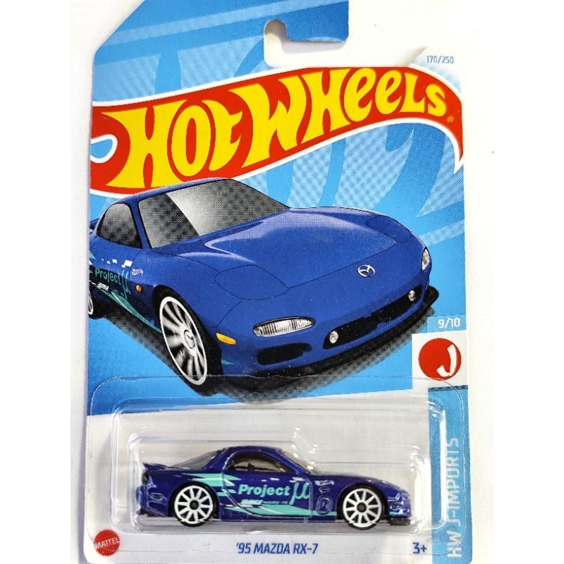 Hot Wheels - Mattel - Carrinho Mazda RX-7, MX-5, RX-3, Savana