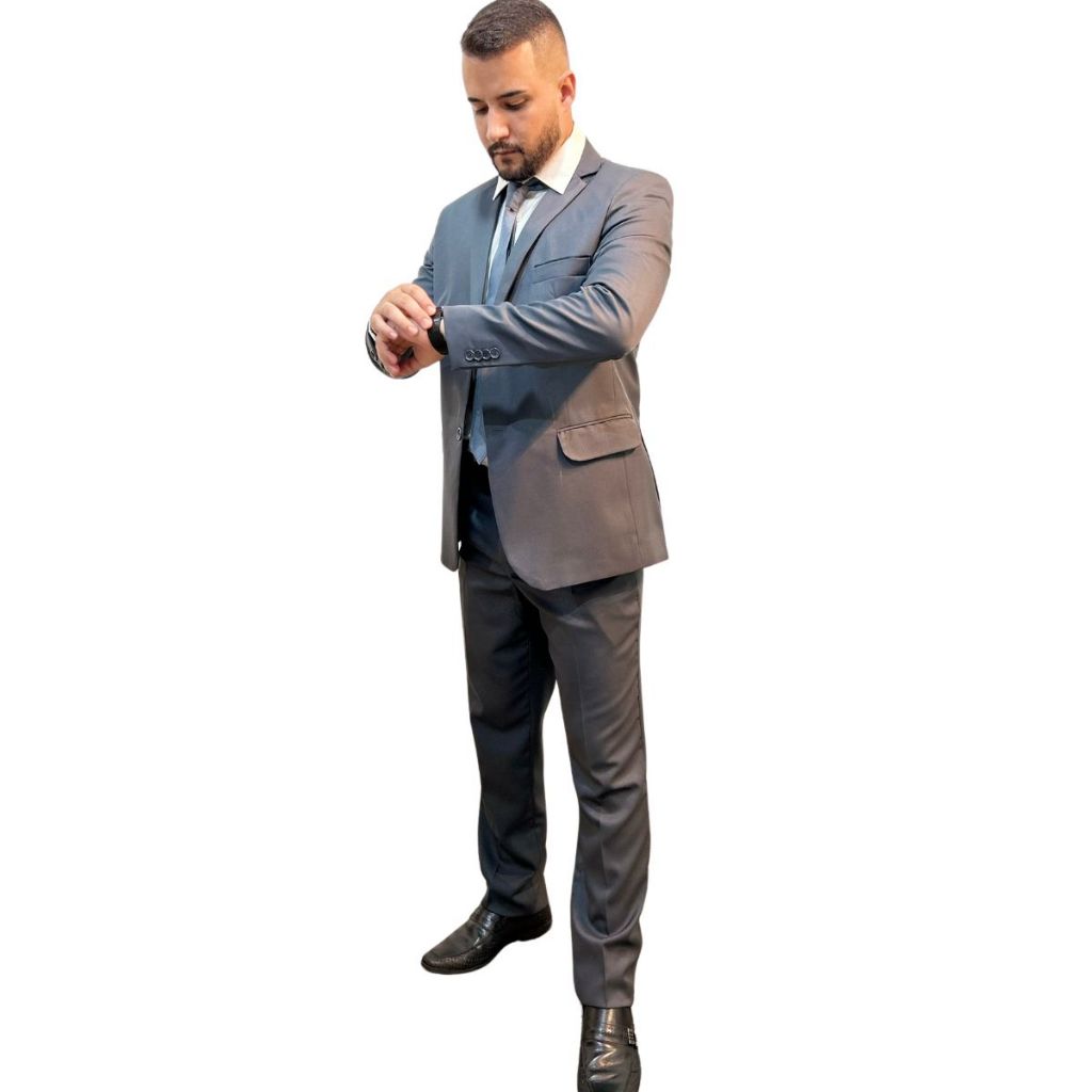 Terno Masculino Slim fit Italiano Advogado Formatura Elegante
